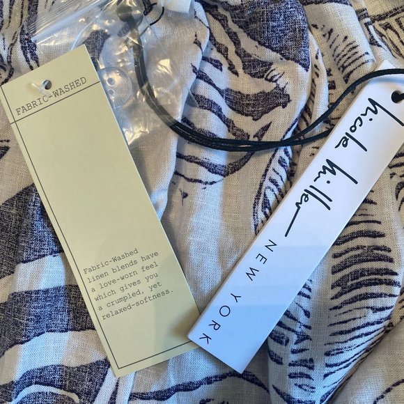 Nicole Miller Linen Wrap Dress - NWT - Picture 9 of 15